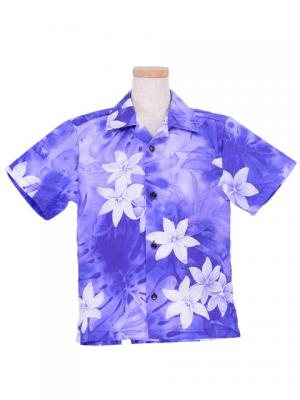 Hawaiian Shirt Boys / Purple / Gc73p