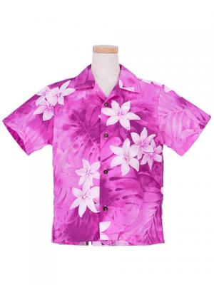 Hawaiian Shirt Boys / Pink / Gc73pi