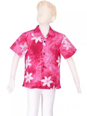 Hawaiian Shirt Boys / Red / Gc73r