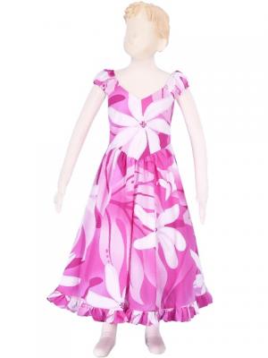Hula Kids Midi Dress Keiki / Pink / Gcw15