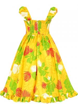 Hula Kids Midi Dress Keiki / Yellow / Gcw5