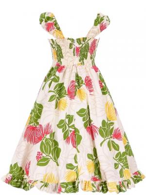 Hula Kids Midi Dress Keiki / Cream / Gcw6