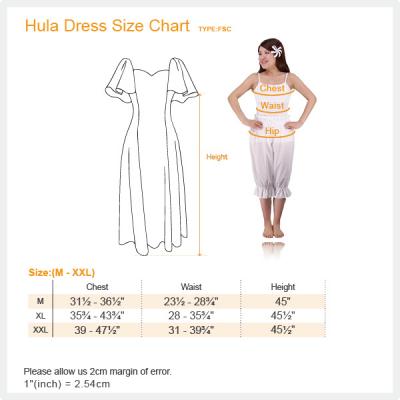 Hula Frill Sleeve Long Dress / Red / XL size /J2023rXL