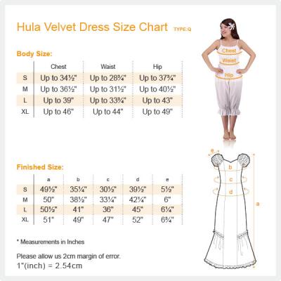 Hula Long Velvet Dress with Frills / Purple / G1078p