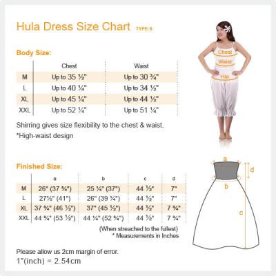 Hula Tube Top Dress with Gradation print / Red & Purple / G1992rp
