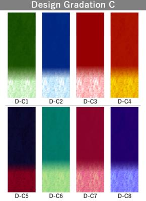 [Gradation]Custom Midi Dress with Shantung/ Design-Gradation / JC36-gradation-D