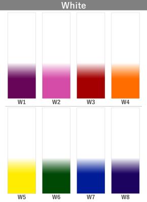 [Gradation]Custom Midi Dress with Shantung/ White Color Gradation / JC36-gradation-W