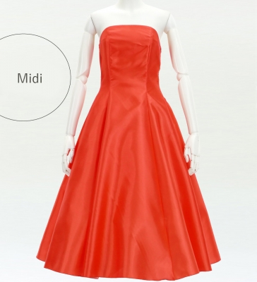 Custom Midi Dress  / JC2-solid