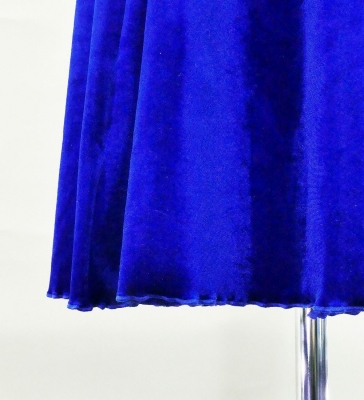 Custom One Shoulder Velvet Dress / JC3-pattern