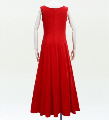 Custom Long Velvet Dress / JC4-pattern