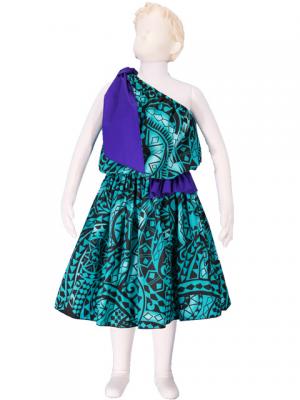 Hula Tahitian Set up Kids / Green / Gk1g