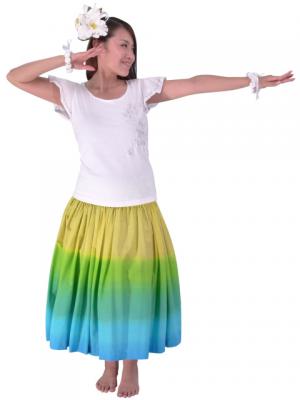 Hula T-shirt / Frilled Sleeve with Rose embroidery / GKD8sw