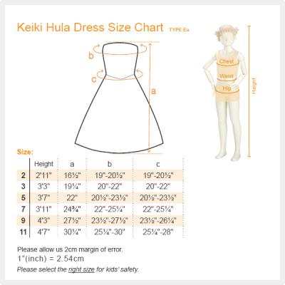 Hula Kids Midi Dress Keiki / Blue / Gp19bl