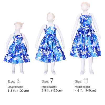 Hula Kids Midi Dress Keiki / Blue / Gp19bl