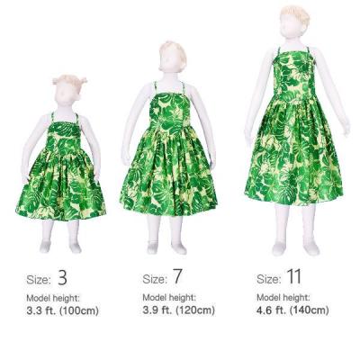 Hula Kids Midi Dress Keiki / Green / Gp19gr