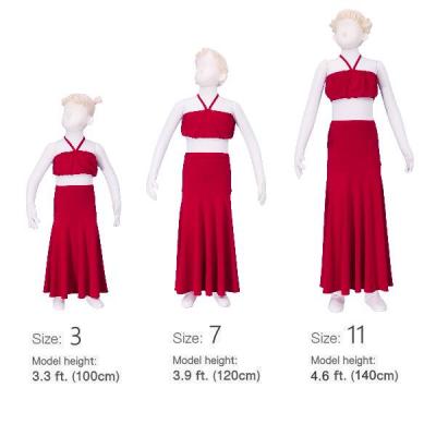 Hula Kids Midi Dress Keiki / Red / Gp29rd