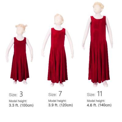 Hula Kids Dress with Velvet / Red / Gp3r