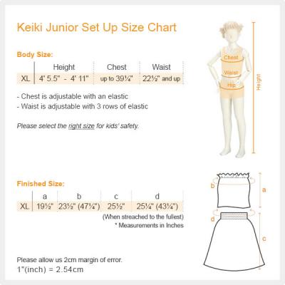 Hula Junior Set up Keiki / Solid / Blue / XL-size / Gck30-XL