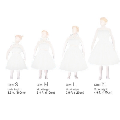 Hula Kids Pa'u Keiki / Solid / White / Gc104w