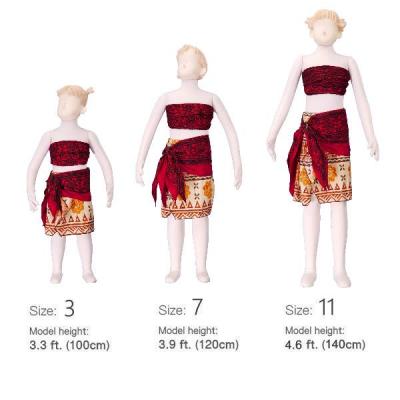 Hula Tahitian Set up Kids / Red / Gp5r