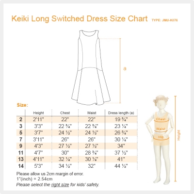 Kids Custom Long Dress / JCp20-pattern