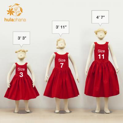 Hula Kids Midi Keiki Dress / Solid Light Blue / Gp34lbl