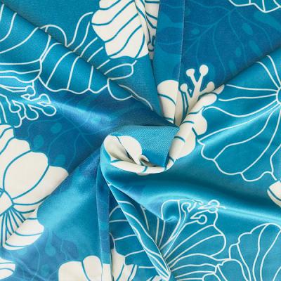 Hula Fabric / Hawaiian Flower / JKH-536-bl