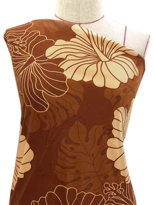 Hula Fabric / Hawaiian Flower / JKH-536-BR