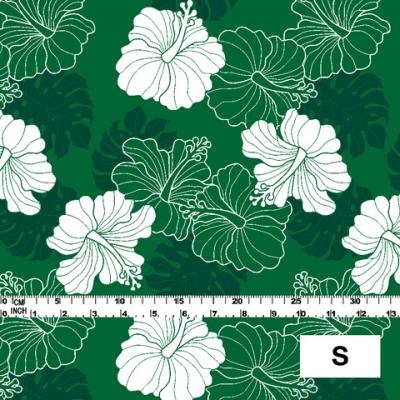 Hula Fabric / Hawaiian Flower / JKH-536-GR