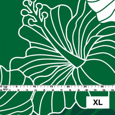 Hula Fabric / Hawaiian Flower / JKH-536-GR