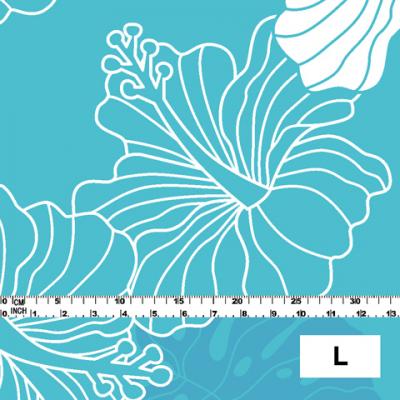 Hula Fabric / Hawaiian Flower / JKH-536-LBL