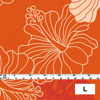 Hula Fabric / Hawaiian Flower / JKH-536-OR
