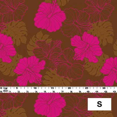 Hula Fabric / Hawaiian Flower / JKH-536-PIBR