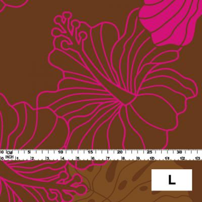 Hula Fabric / Hawaiian Flower / JKH-536-PIBR