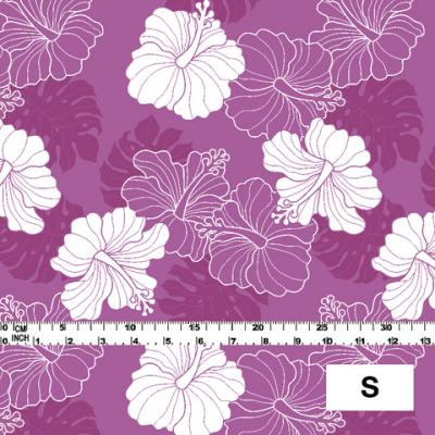 Hula Fabric / Hawaiian Flower / JKH-536-PU