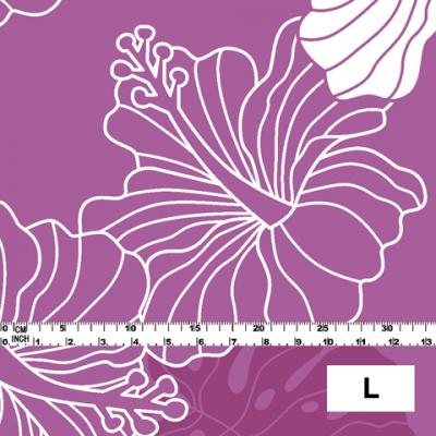 Hula Fabric / Hawaiian Flower / JKH-536-PU