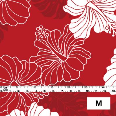 Hula Fabric / Hawaiian Flower / JKH-536-RD