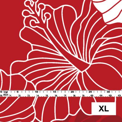Hula Fabric / Hawaiian Flower / JKH-536-RD