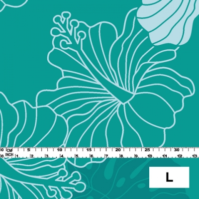 Hula Fabric / Hawaiian Flower / JKH-536-TBL