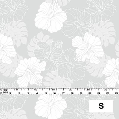 Hula Fabric / Hawaiian Flower / JKH-536-WH