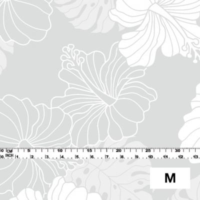 Hula Fabric / Hawaiian Flower / JKH-536-WH