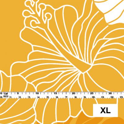Hula Fabric / Hawaiian Flower / JKH-536-YE