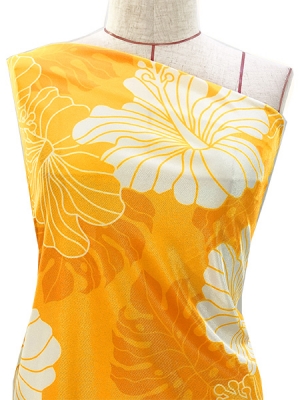 Hula Fabric / Hawaiian Flower / JKH-536-YE
