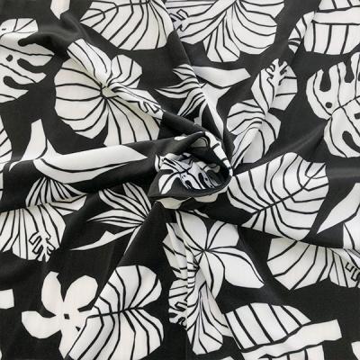 Hula Fabric / Hawaiian Flower / JKH-538-BKWH