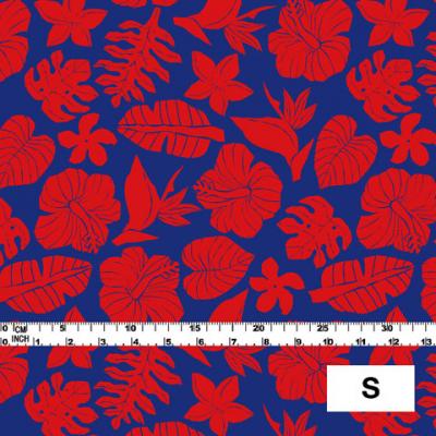 Hula Fabric / Hawaiian Flower / JKH-538-BLRD