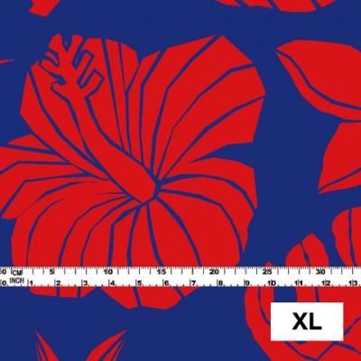 Hula Fabric / Hawaiian Flower / JKH-538-BLRD