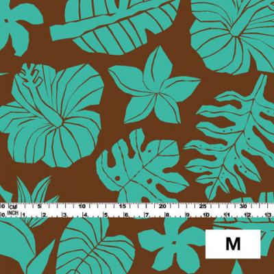 Hula Fabric / Hawaiian Flower / JKH-538-BRGR