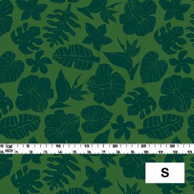 Hula Fabric / Hawaiian Flower / JKH-538-GR