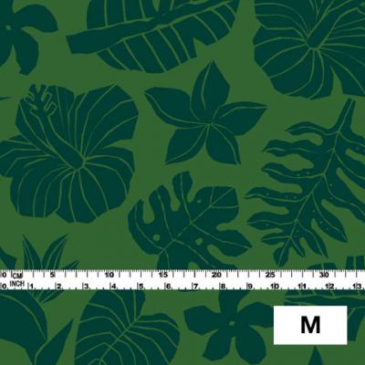 Hula Fabric / Hawaiian Flower / JKH-538-GR