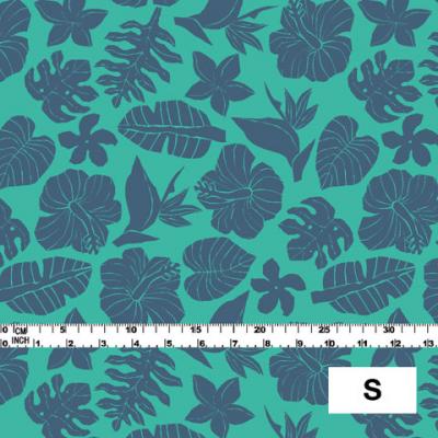 Hula Fabric / Hawaiian Flower / JKH-538-GRBL